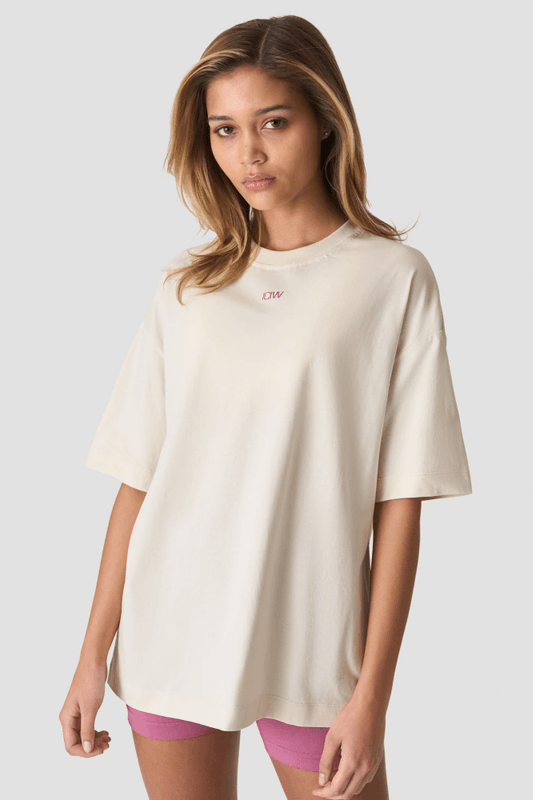 Everyday Oversized Cotton T-shirt Print W
