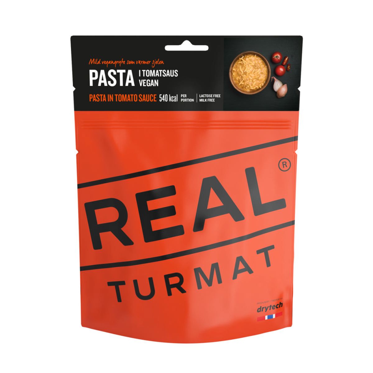 REAL TURMAT Pasta i tomatsaus (VEGAN)