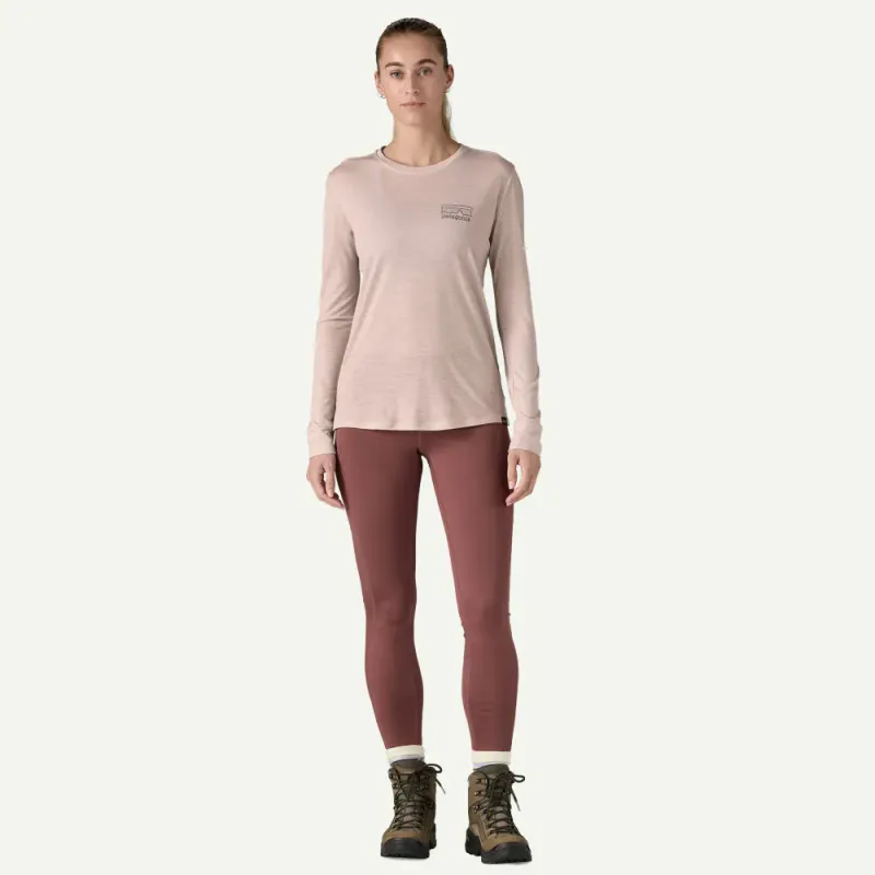 W's L/S Cap Cool Merino Blend Graphic Shirt