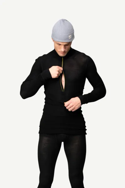 Hovedbilde WOOL MESH 190 ZIP NECK MAN
